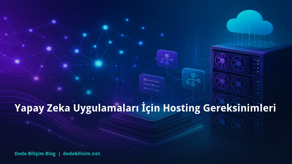 Yapay Zeka Uygulamaları İçin Hosting Gereksinimleri